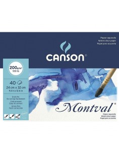BLOC MONTVAL 24x32 200GR 40F