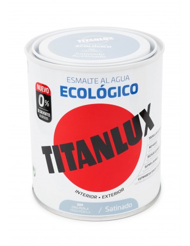 TITANLUX ECO SATINADO GRIS PERLA 750ML