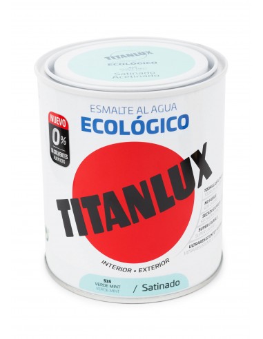 TITANLUX ECO SATINADO VERDE MINT 750ML