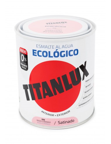 TITANLUX ECO SATINAT ROSA FLAMINGO 750ML