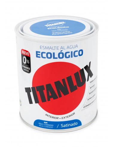 TITANLUX ECO SATINAT BLAU LLUMINÓS 750ML