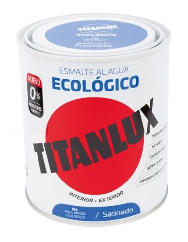 TITANLUX ECO SATINAT BLAU INDI 750ML
