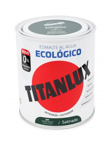 TITANLUX ECO SATINAT VERD MAIG 750ML