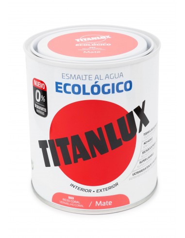 TITANLUX ECO MATE ROJO CORAL 750ML