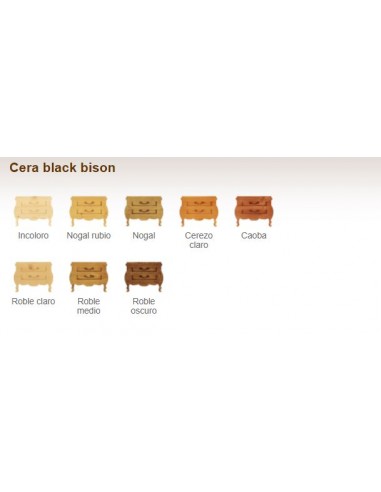 CERA BLACK BISON ROBLE OSCURO 500CC